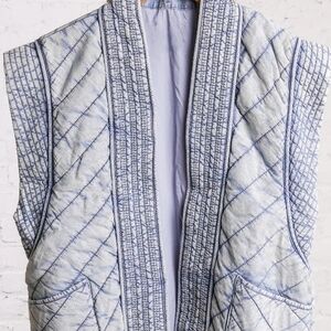BiBi Light Blue Quilted Women's Vest